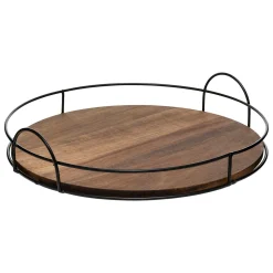 secret d'gourmet Encimera Y Lavavajillas>Bandeja redonda MINA natural de bambú 34cm
