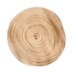 Placas Calefactoras Y Tablas De Cortar>Base Redonda De Madera Quemada 20cm