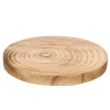Degustación>Base Redonda De Madera Quemada 28.5cm
