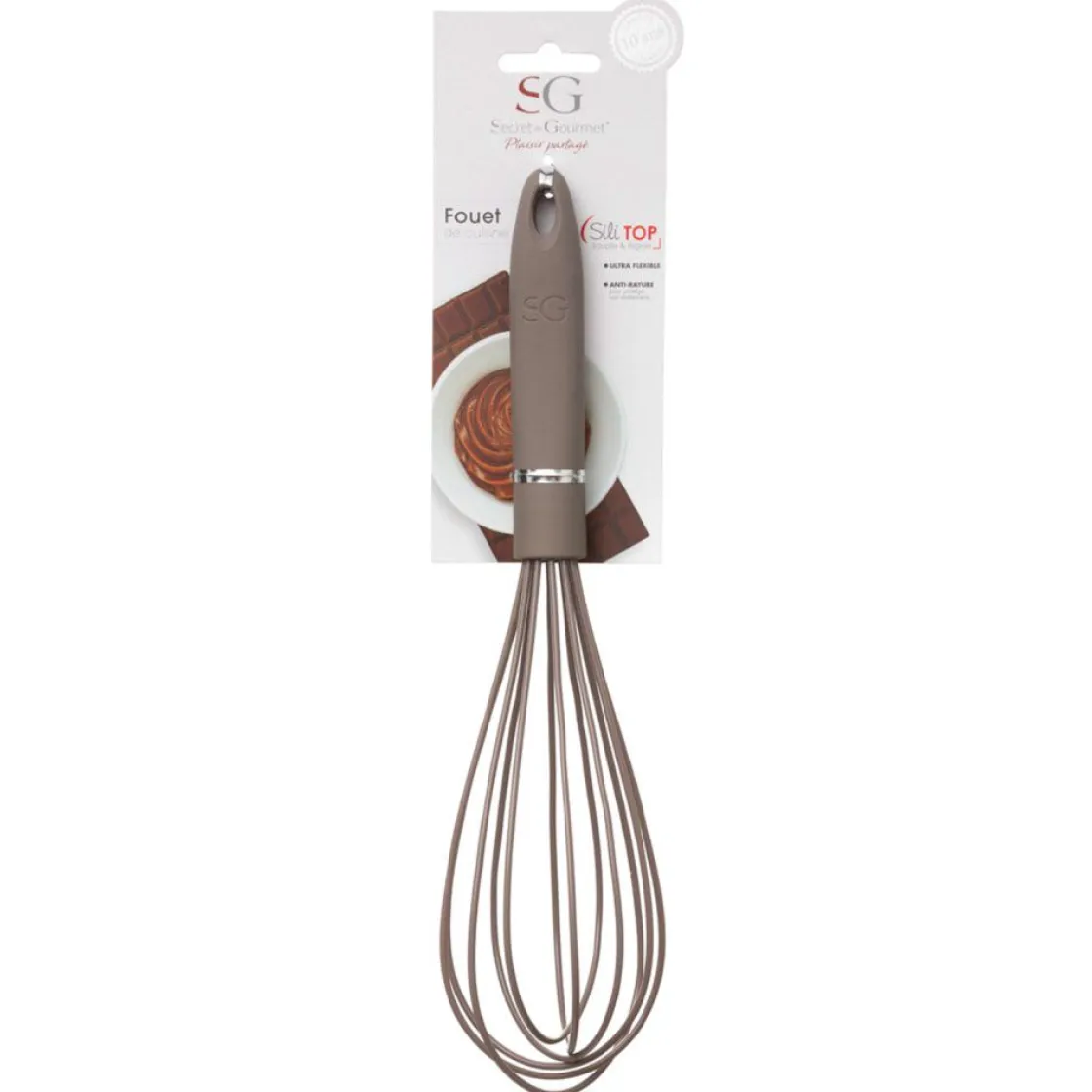 secret d'gourmet Moldes Y Otros Utensilios De Cocina>Batidor De Varillas De Silicona