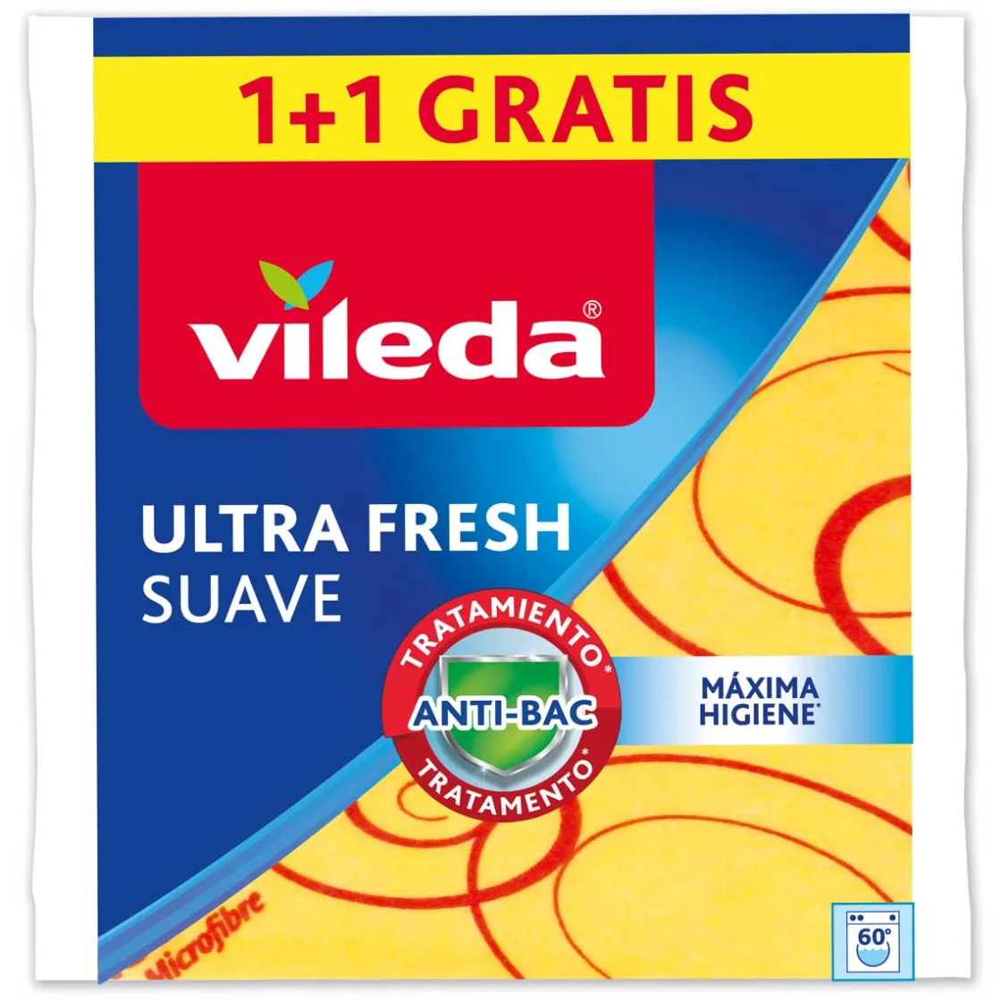 Fregonas Y Paños>Bayeta Suave 1+1 Absorbente VILEDA