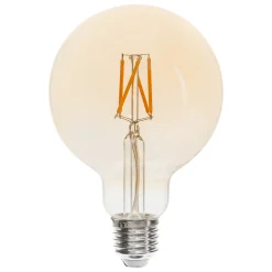atmosphera Lámparas Y Alargadores>Bombilla Vintage Led Ámbar G95 2W E27