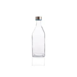 secret d'gourmet Jarros>Botella Cuadrada C/Tapa Metálica 1L