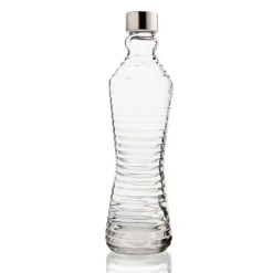 Jarros>Botella De Vidrio C/Tapa Metálica 1L