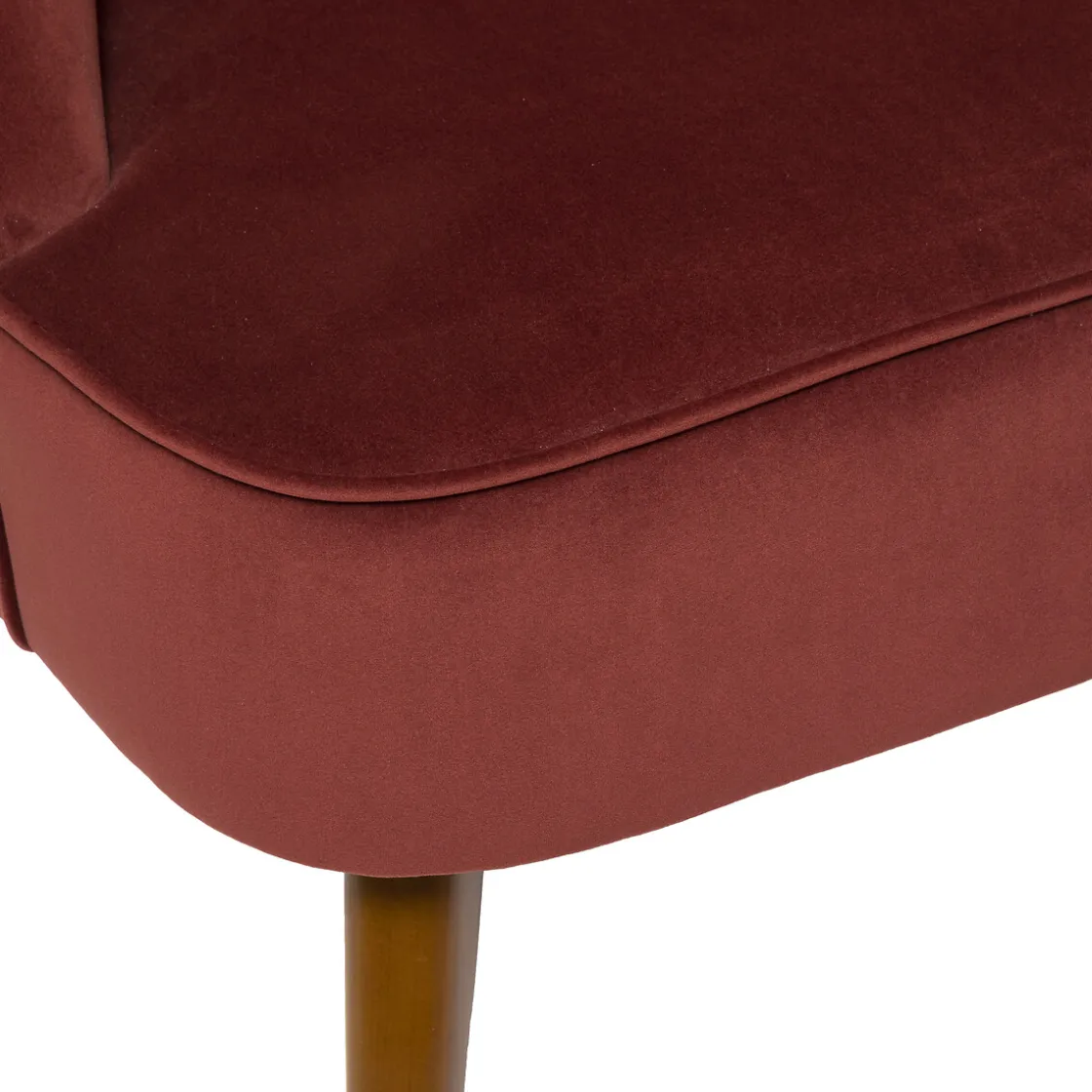 atmosphera Sillas, Sillones Y Bancos|Estilo Rústico>Butaca Naova Terracota De Terciopelo