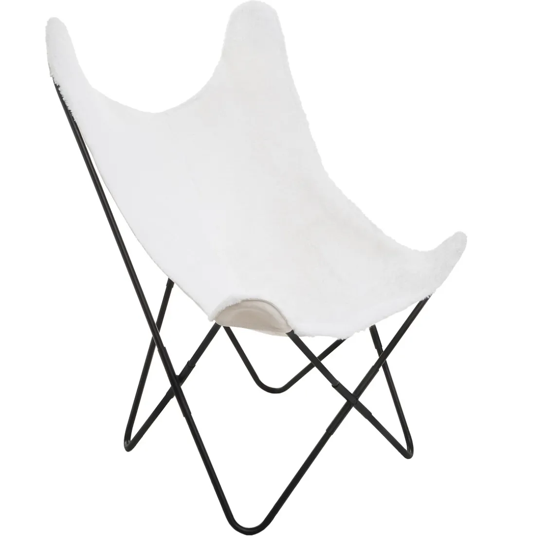 atmosphera Sofás Y Sillones|Estilo Contemporaneo>Butaca Oslo Blanco Con Patas Negras Metálicas