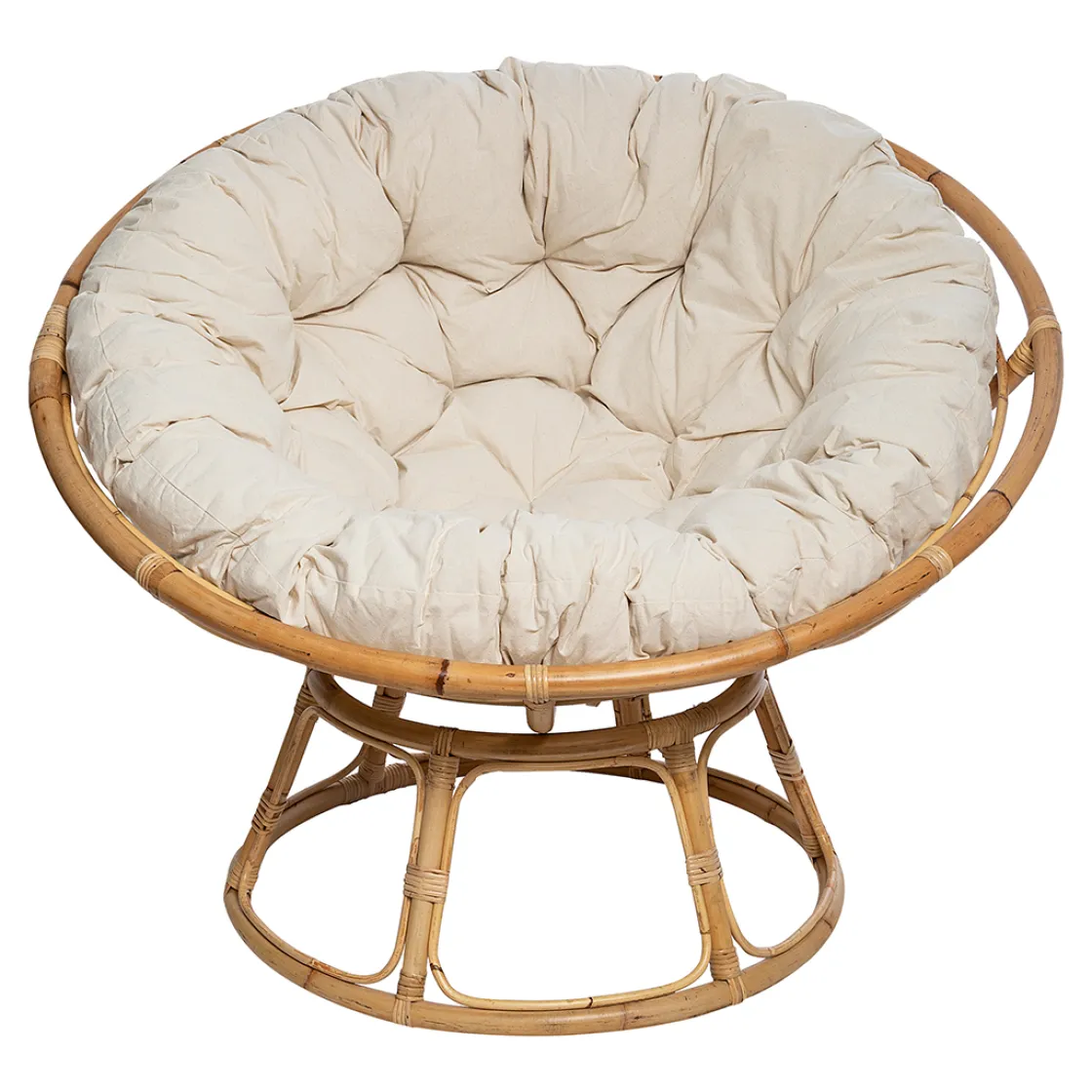 Sofás Y Sillones|Estilo Étnico>Butaca Papasan De Bambú Natural