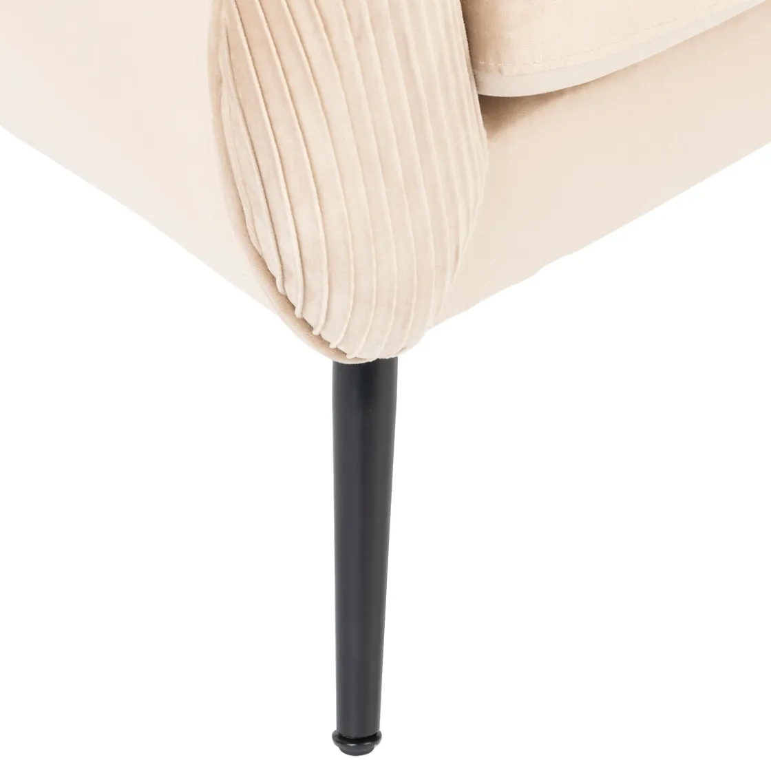 atmosphera Sofás Y Sillones|Estilo Contemporaneo>Butaca SOLARO SLOW TIME beige de terciopelo
