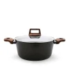 Cazuelas, Sartenes Y Hervidores>Cacerola Oslo C/Tapa De Vidrio 24Cm
