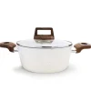 Cazuelas, Sartenes Y Hervidores>Cacerola Stonebright C/Tapa Vidrio 20Cm
