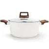 Cazuelas, Sartenes Y Hervidores>Cacerola Stonebright C/Tapa Vidrio 24Cm