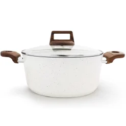 Cazuelas, Sartenes Y Hervidores>Cacerola Stonebright C/Tapa Vidrio 24Cm