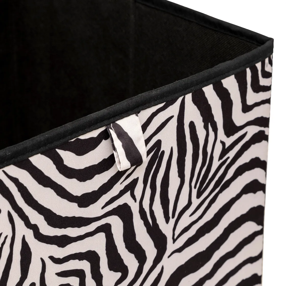 5five Cajas De Almacenamiento Y Organizadores>Caja de almacenaje estampado cebra 31x31cm