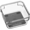 Encimera Y Lavavajillas>Caja de almacenamiento con fondo gris 9x9cm