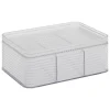5five Accesorios De Lavabo>Caja de almacenje con 3 separaciones gris
