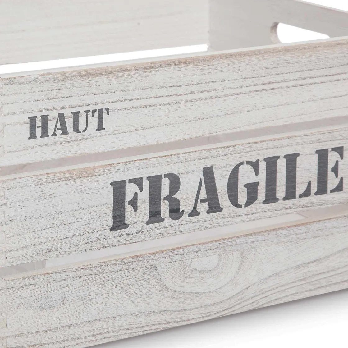 atmosphera Accesorios|Estilo Rústico>Caja De Madera Tam. 3/6 31x21x16Cm