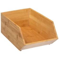 5five Cajas Y Frascos>Caja Organizadora Bambú 17.2x31x12.5Cm