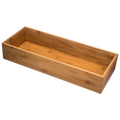 5five Encimera Y Lavavajillas>Caja organizadora natural de bambú 15x38x7Cm