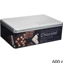 5five Cajas Y Frascos>Caja P/Chocolates Metálica C/Diseño