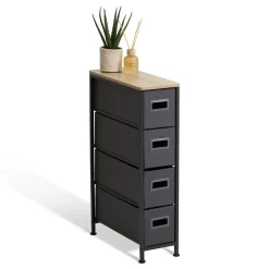 5five Armarios, Estantes Y Estanterías.>Cajonera TISSA gris oscuro 75cm
