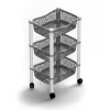 Carros De Soporte>Carrito De Cocina Con 3 Cestas Althea