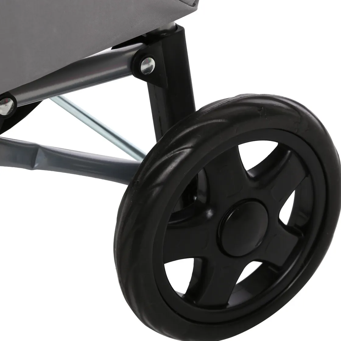 Carros De Soporte>Carro De La Compra Gris