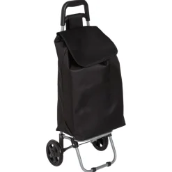 Carros De Soporte>Carro de La Compra Negro