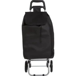 Carros De Soporte>Carro de La Compra Negro