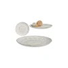 Accesorios|Estilo Rústico>Centro Mesa Mdf Blanco 29.5x29.5x2.7Cm