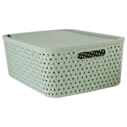 5five Cajas De Almacenamiento Y Organizadores>Cesta de almacenaje TRESSY verde 15L