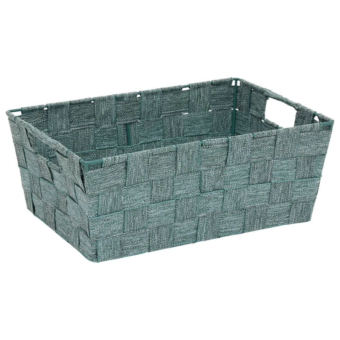 5five Cestas De Almacenamiento>Cesta de almacenaje verde de poliéster 28 cm