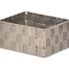 Cestas De Almacenamiento>Cesta de baño gris pardo 20x16cm