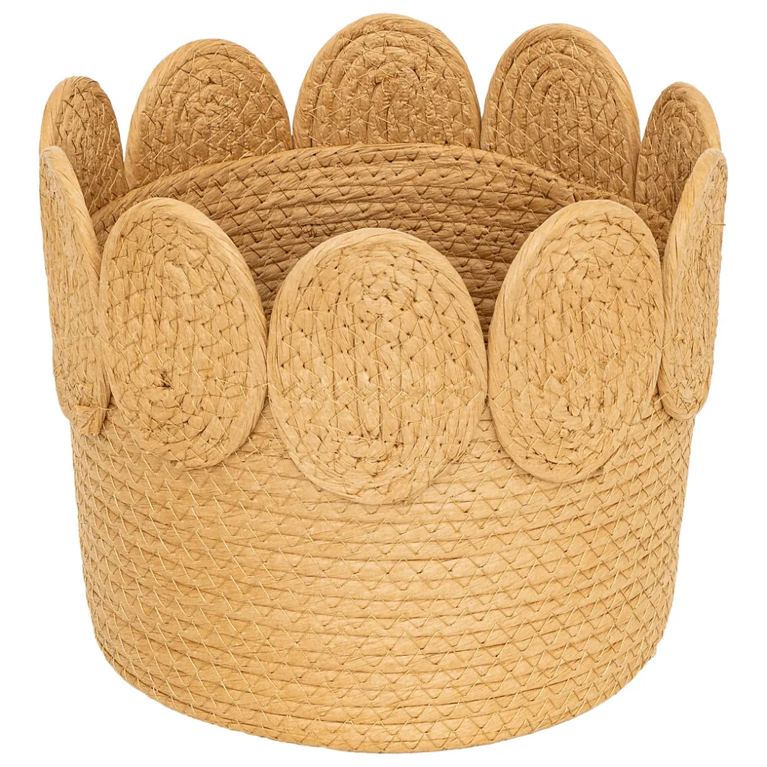atmosphera Cestas Y Baúles|Estilo Étnico>Cesta De Rafia Beige Inu 29cm