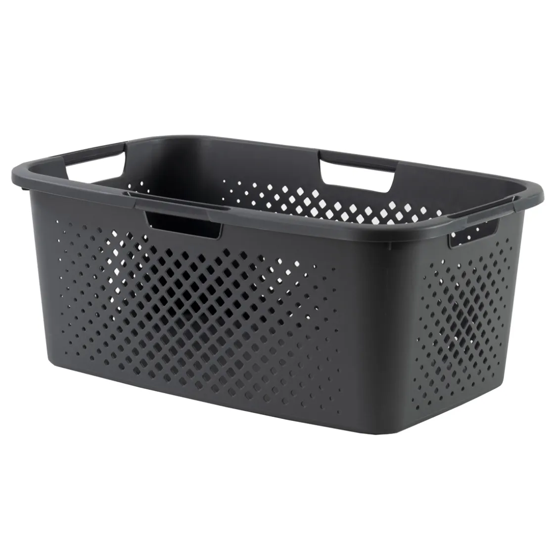 Cestas Y Palanganas>Cesta De Ropa Gris 40L