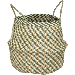 atmosphera Cestas Y Baúles>Cesta Decorativa Elie Seagrass Con Asas