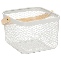5five Fruteros>Cesta MAYAJ beige de metal