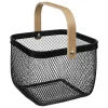 5five Fruteros>Cesta Mayaj Cuadrado Metal 25.7x18x25.7