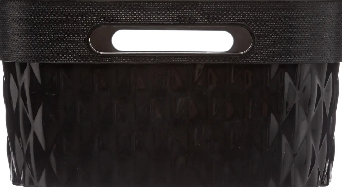 5five Accesorios De Almacenamiento>Cesta Negra Rectangular 8.5L