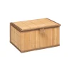 5five Cestas De Almacenamiento>Cesta P/Baño De Bambú C/Tapa Tam.1/3