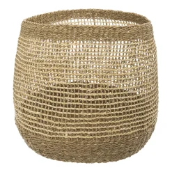 atmosphera Cestas Y Baúles|Estilo Étnico>Cesta Redonda Ajoure Tamaño 3/3 43x43Cm