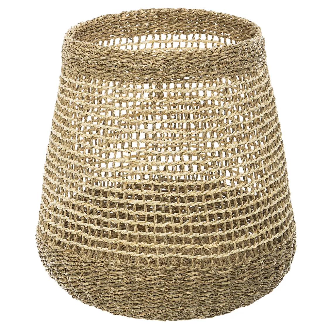 atmosphera Cestas Y Baúles|Estilo Étnico>Cesta Redonda Ajoure Tamaño 2/3 34x35Cm