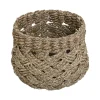 atmosphera Cestas Y Baúles>Cesta redonda de seagrass 32x23cm
