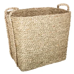 atmosphera Cestas Y Baúles|Estilo Rústico>Cesta Seagrass Beige 43.5x32x31Cm