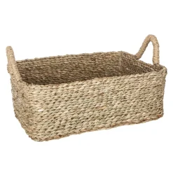 atmosphera Cestas Y Baúles|Estilo Rústico>Cesta Seagrass Rect.43x27.5x14Cm