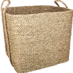 atmosphera Cestas Y Baúles|Estilo Rústico>Cesta Seagrass Tam.3/3 44.5x41.5x39.5Cm