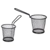 Degustación>Cesta Servir Metálica Negra 8x16x11.5