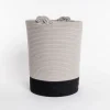 Cestas Para La Ropa Sucia>Cesta wc beige de algodón 37x50cm