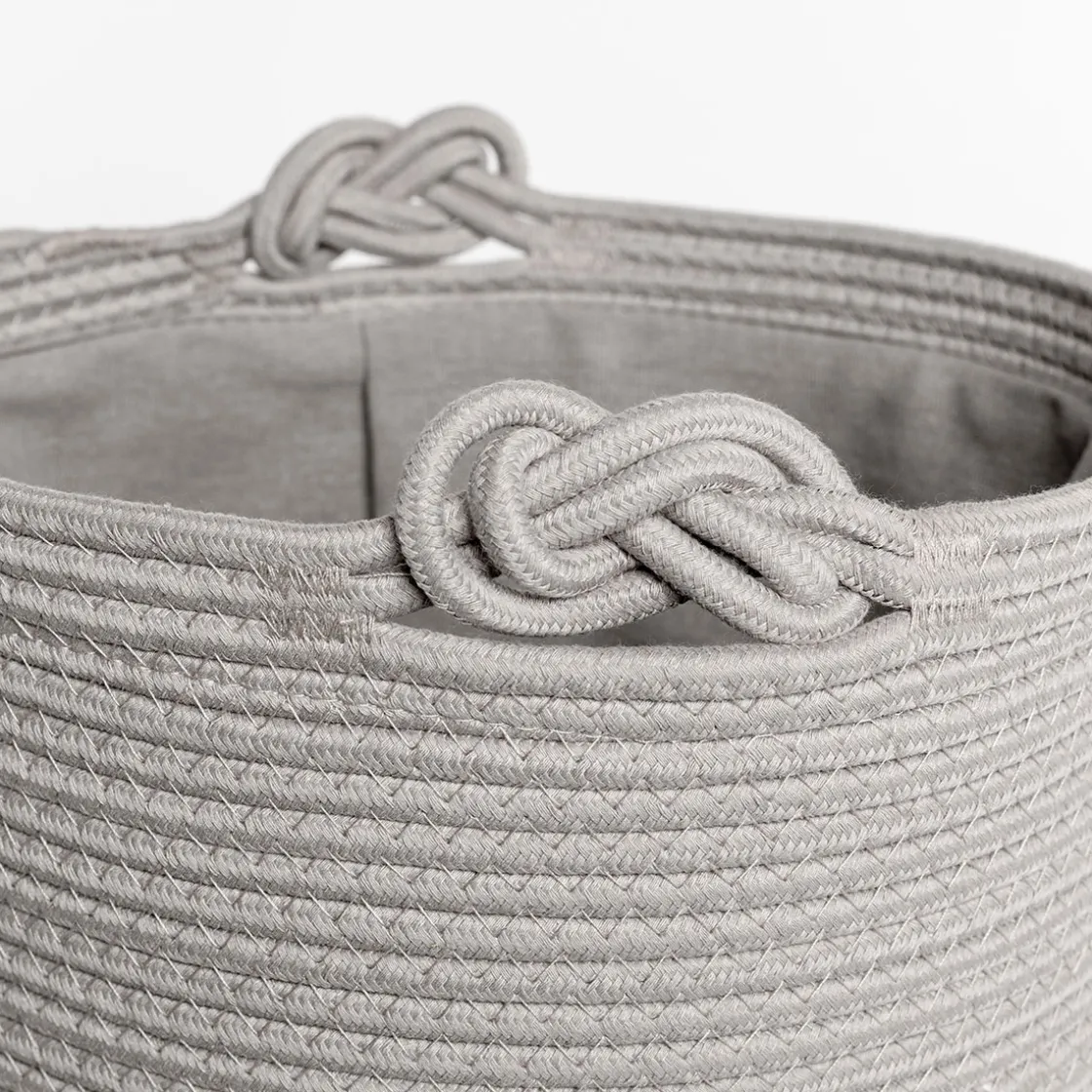Cestas Para La Ropa Sucia>Cesta wc beige de algodón 33X45cm