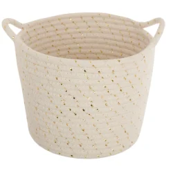 atmosphera4kids Almacenamiento>Cesto Algodón Lurex Niños 24x21Cm