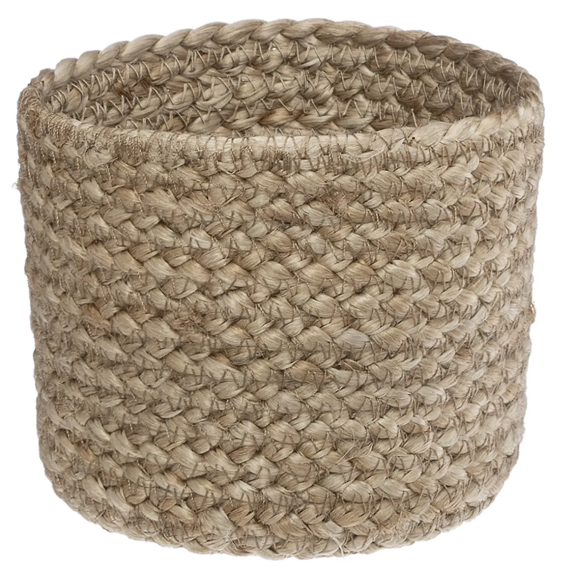 atmosphera Cestas Y Baúles|Estilo Étnico>Cesto Beige De Yute 10x12cm